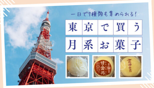 【ジェネリック萩の月 in TOKYO】東京で7種類も集められる月系お菓子